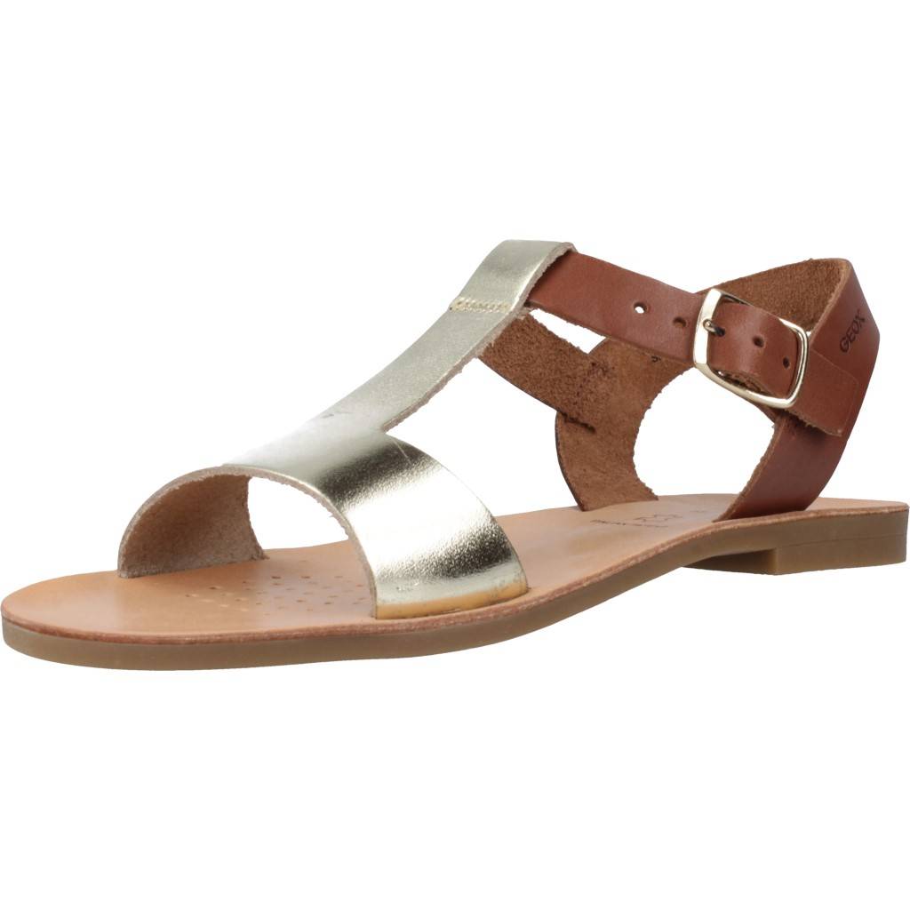 GEOX J SANDAL VIOLETTE GI en color ORO (1)