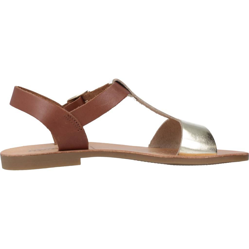 GEOX J SANDAL VIOLETTE GI en color ORO (4)