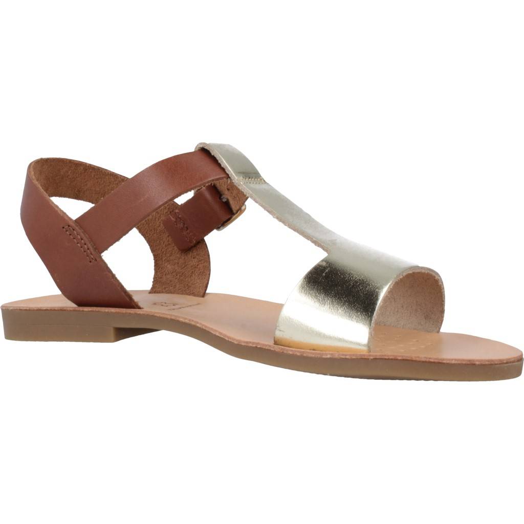 GEOX J SANDAL VIOLETTE GI en color ORO (5)