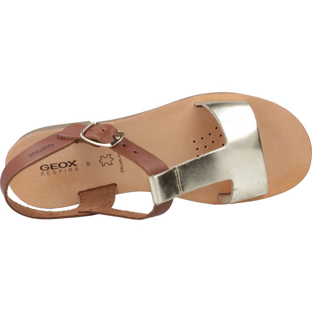 GEOX J SANDAL VIOLETTE GI en color ORO (7)