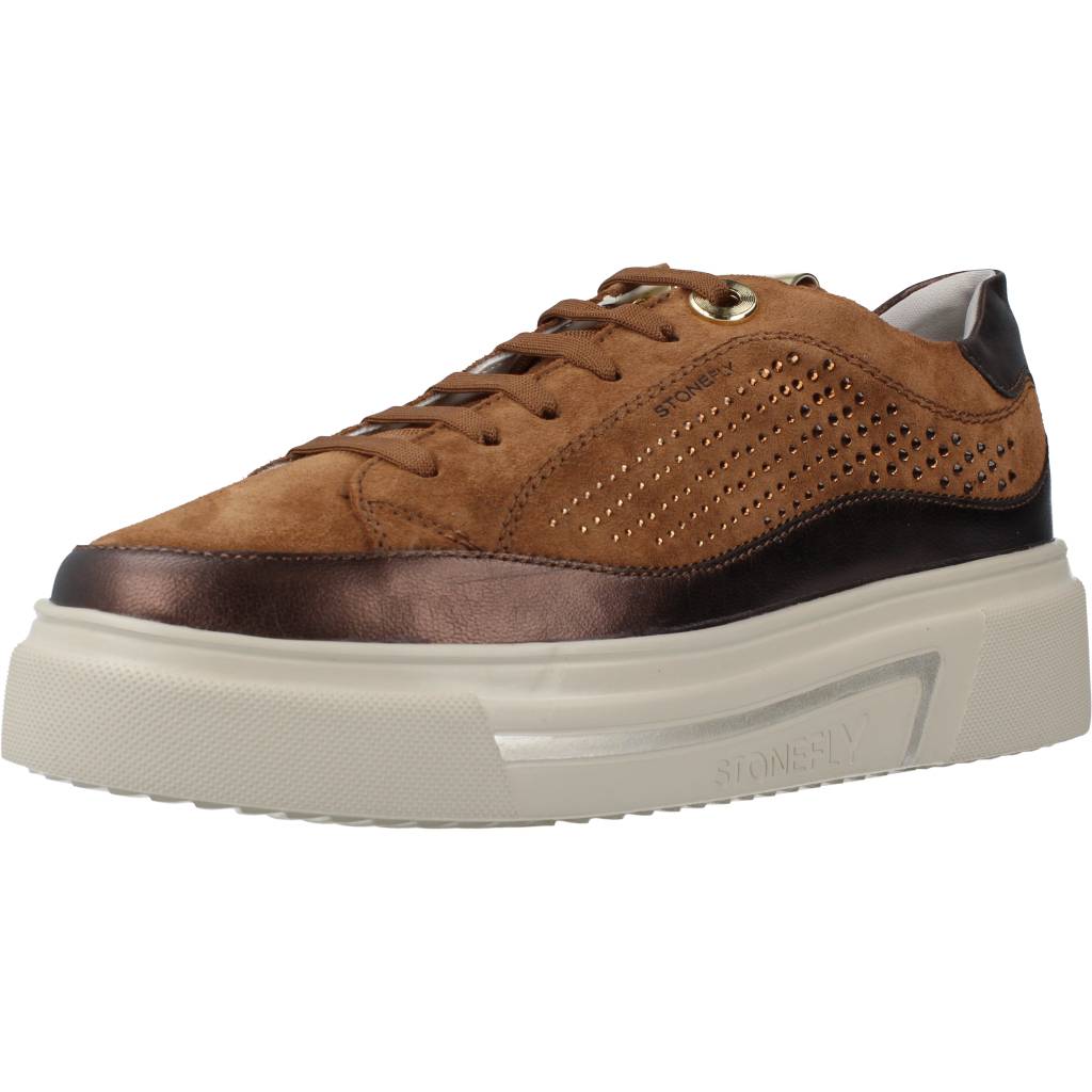 STONEFLY ALLEGRA LAMINATED en color MARRON (1)