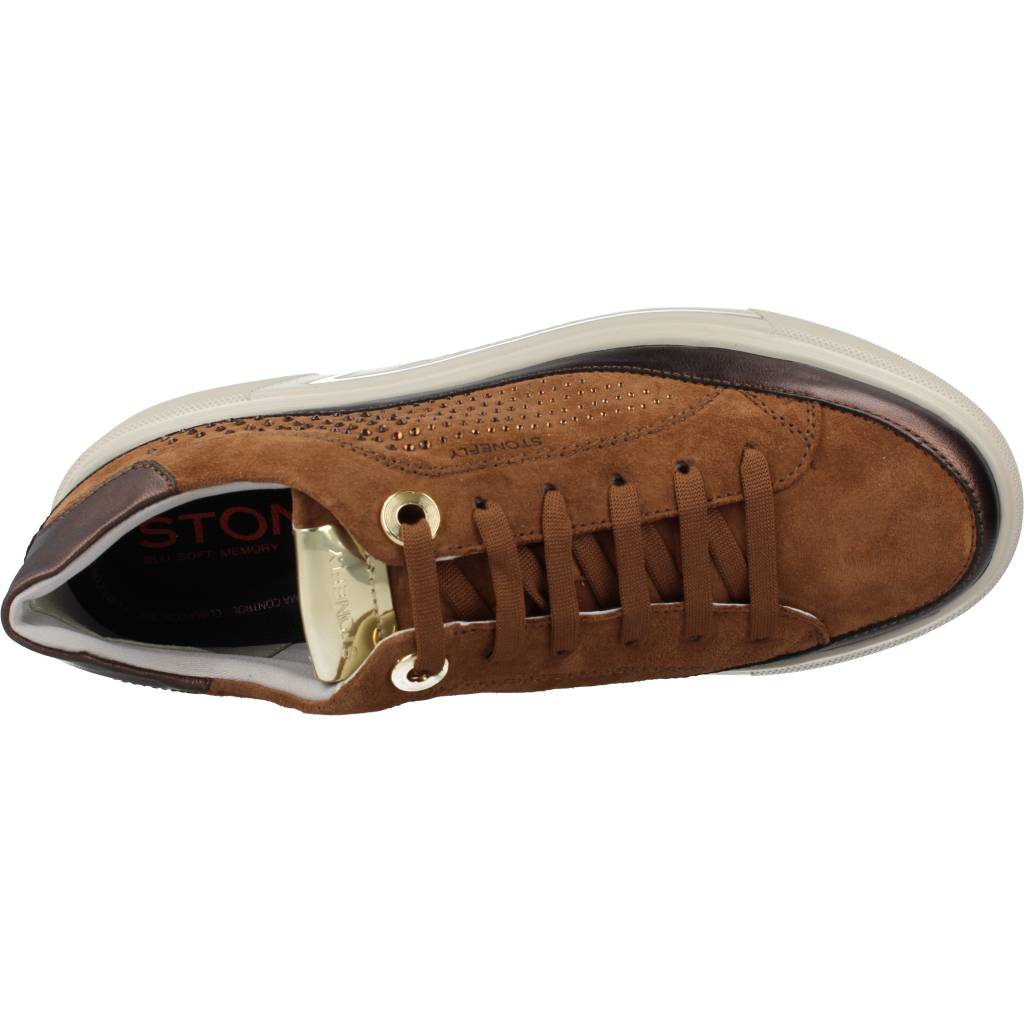 STONEFLY ALLEGRA LAMINATED en color MARRON (7)