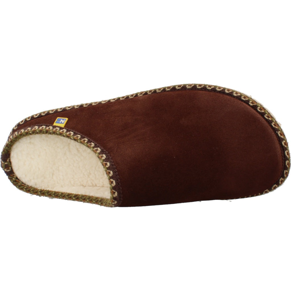 NORDIKAS AFELPADO ZAPATILLA HOGAR en color MARRON (7)