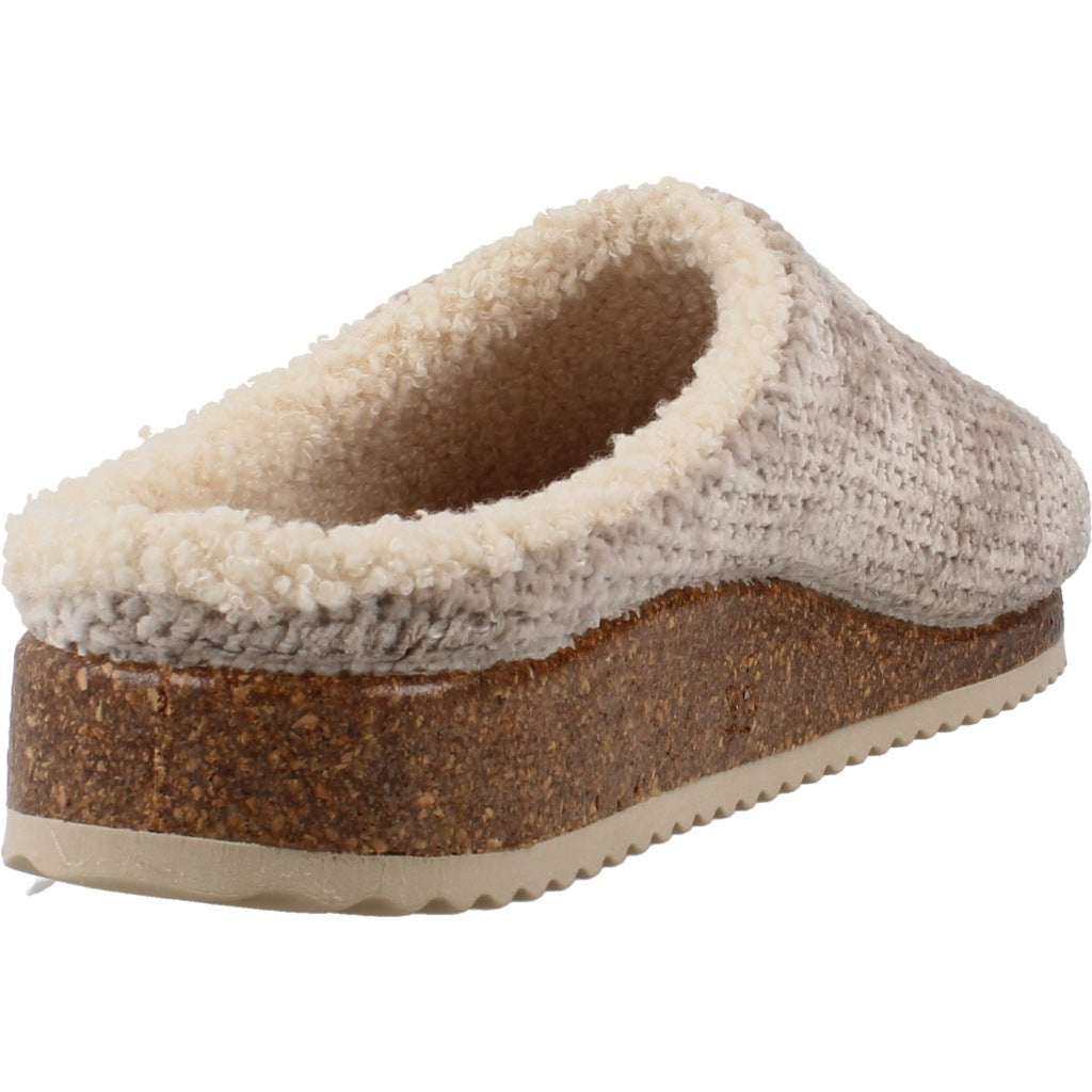 NORDIKAS ISLANDIA ZAPATILLA HOGAR en color BEIS (3)
