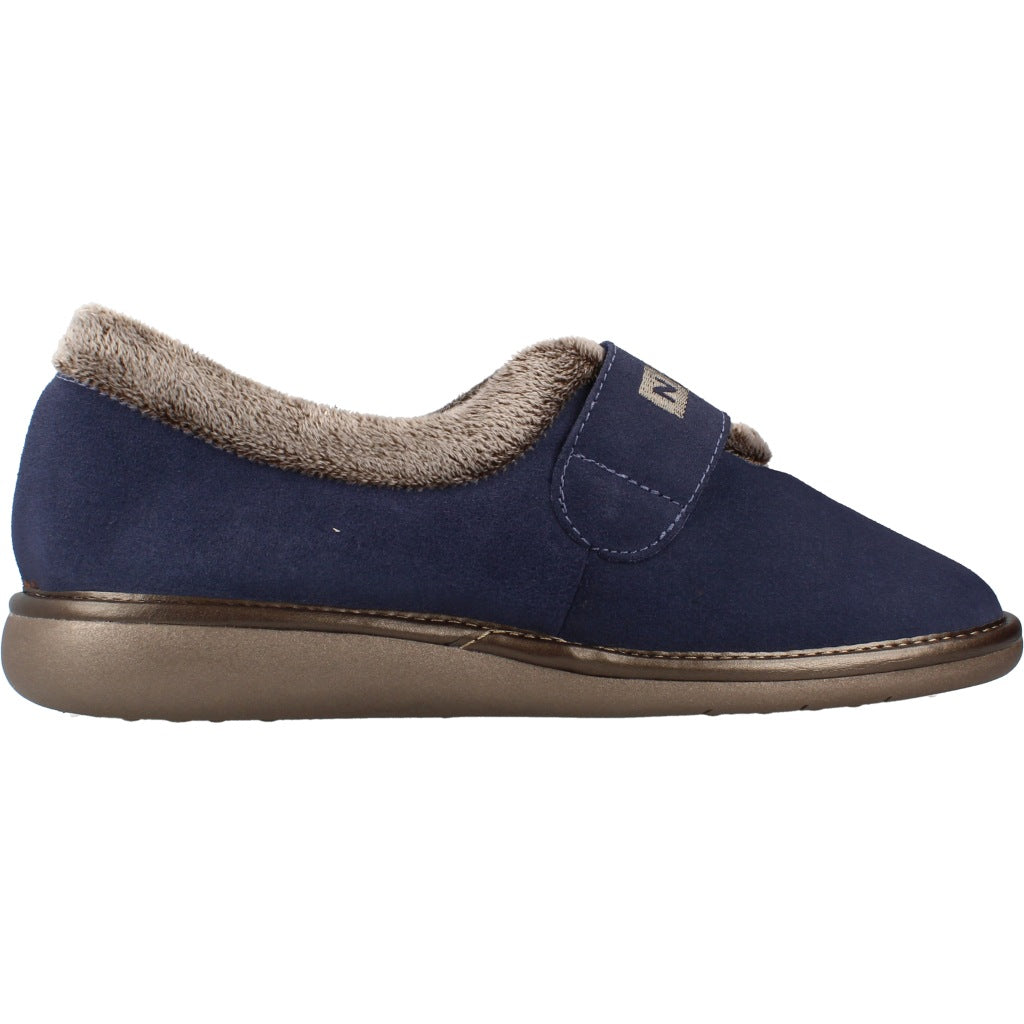 NORDIKAS AFELPADO ZAPATILLA HOGAR en color AZUL (4)