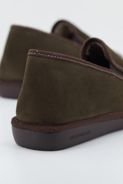 NORDIKAS AFELPADO ZAPATILLA HOGAR en color VERDE (3)