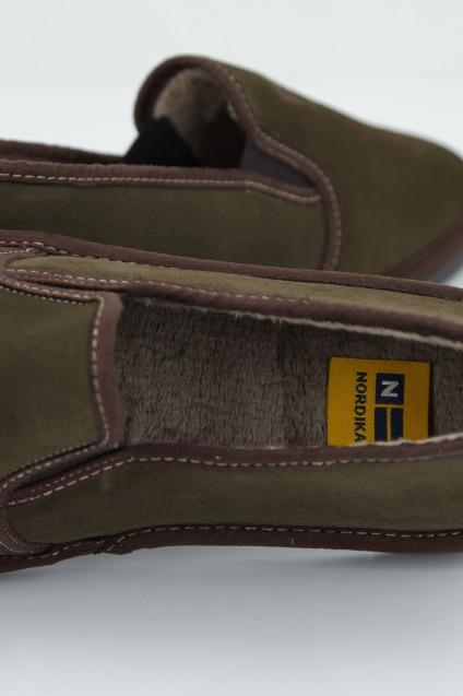 NORDIKAS AFELPADO ZAPATILLA HOGAR en color VERDE (4)