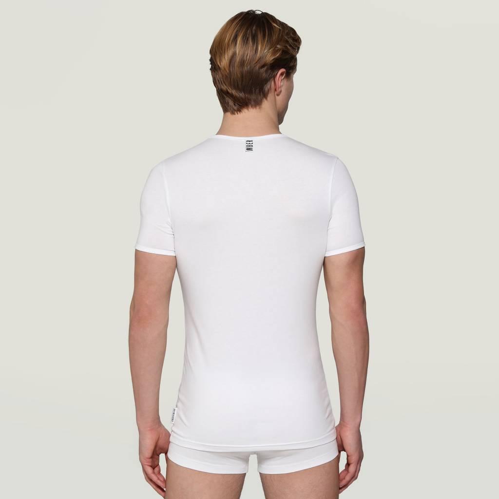BIKKEMBERGS UNDERWEAR -PACK HOMBRE V-NECK UNDERSHIRT en color BLANCO (5)