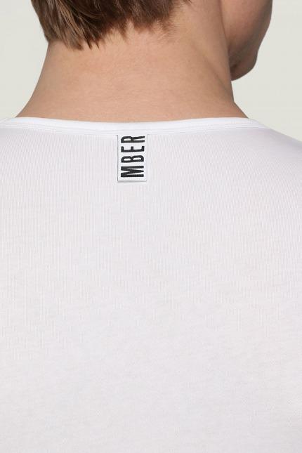 BIKKEMBERGS UNDERWEAR -PACK HOMBRE V-NECK UNDERSHIRT en color BLANCO (3)
