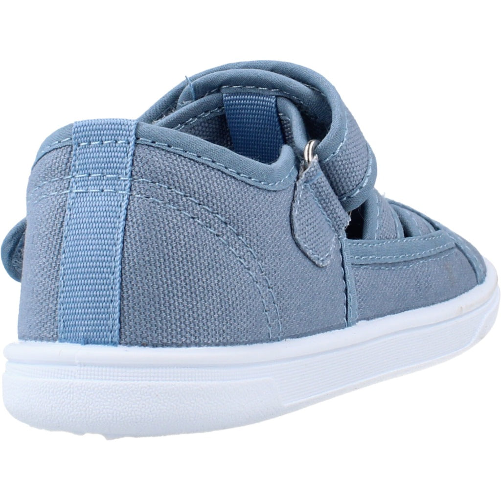 BLANDITOS MOLLYBD SANDALIA LONA CERRADA en color AZUL (3)