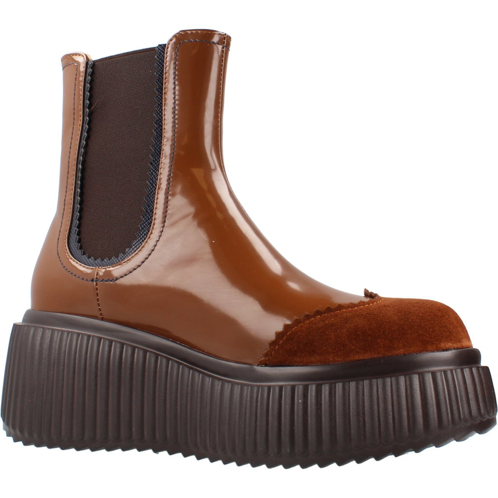 NOA HARMON N BOTIN PLATAFORMA STORM en color MARRON CLARO (5)