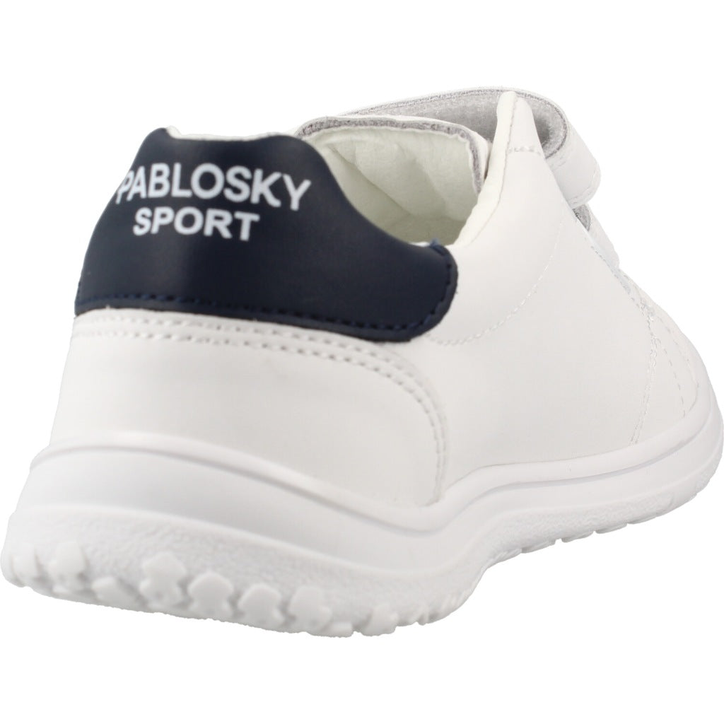 PABLOSKY DEPORTIVO TIRA ADHESIVA en color BLANCO (3)