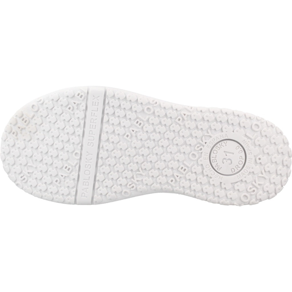 PABLOSKY DEPORTIVO TIRA ADHESIVA en color BLANCO (6)