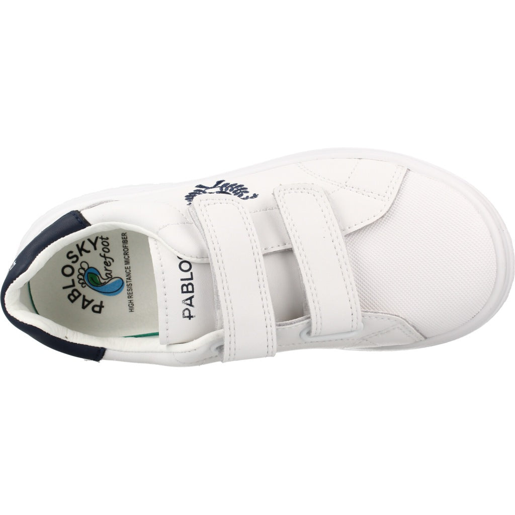 PABLOSKY DEPORTIVO TIRA ADHESIVA en color BLANCO (7)