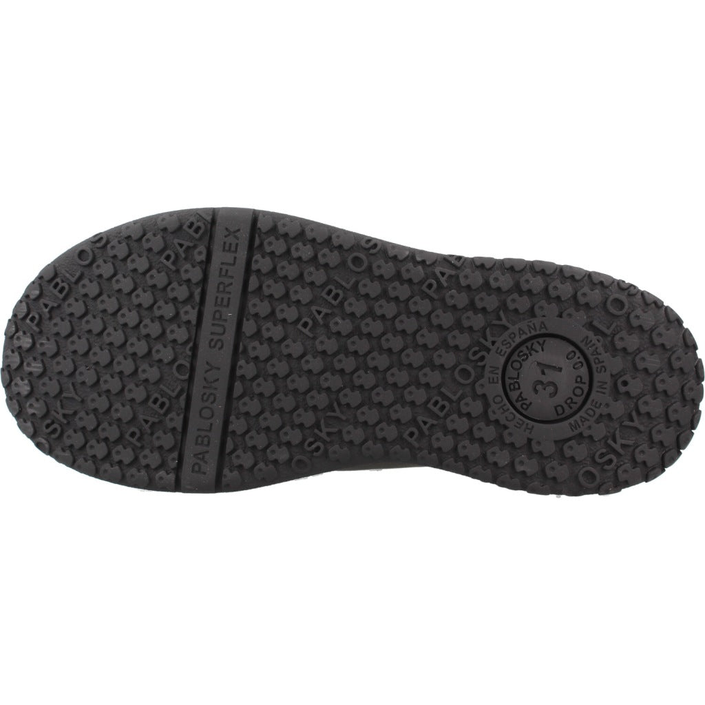 PABLOSKY DEPORTIVO TIRA ADHESIVA en color NEGRO (6)
