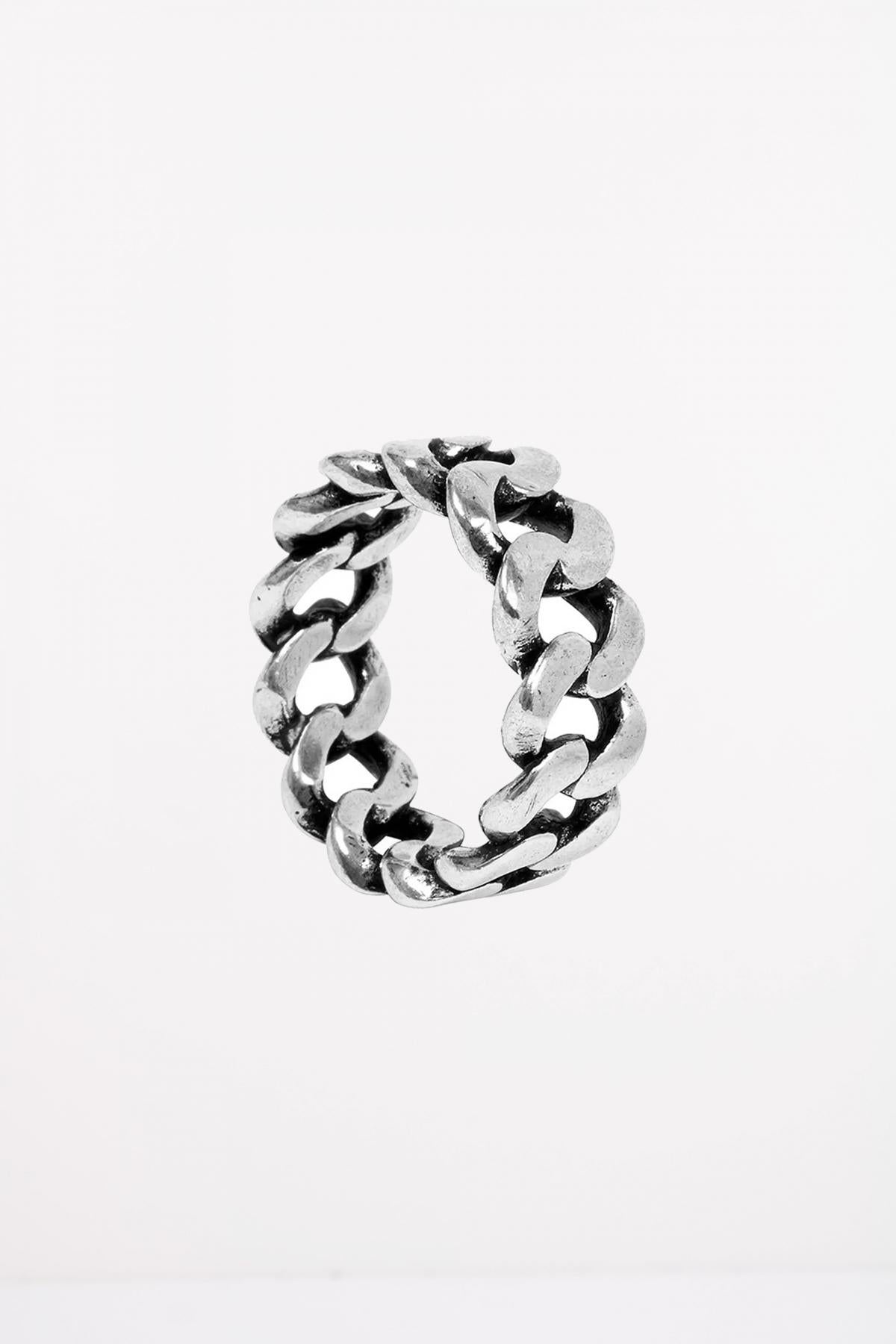 TWOJEYS CUBAN RING en color PLATA (2)