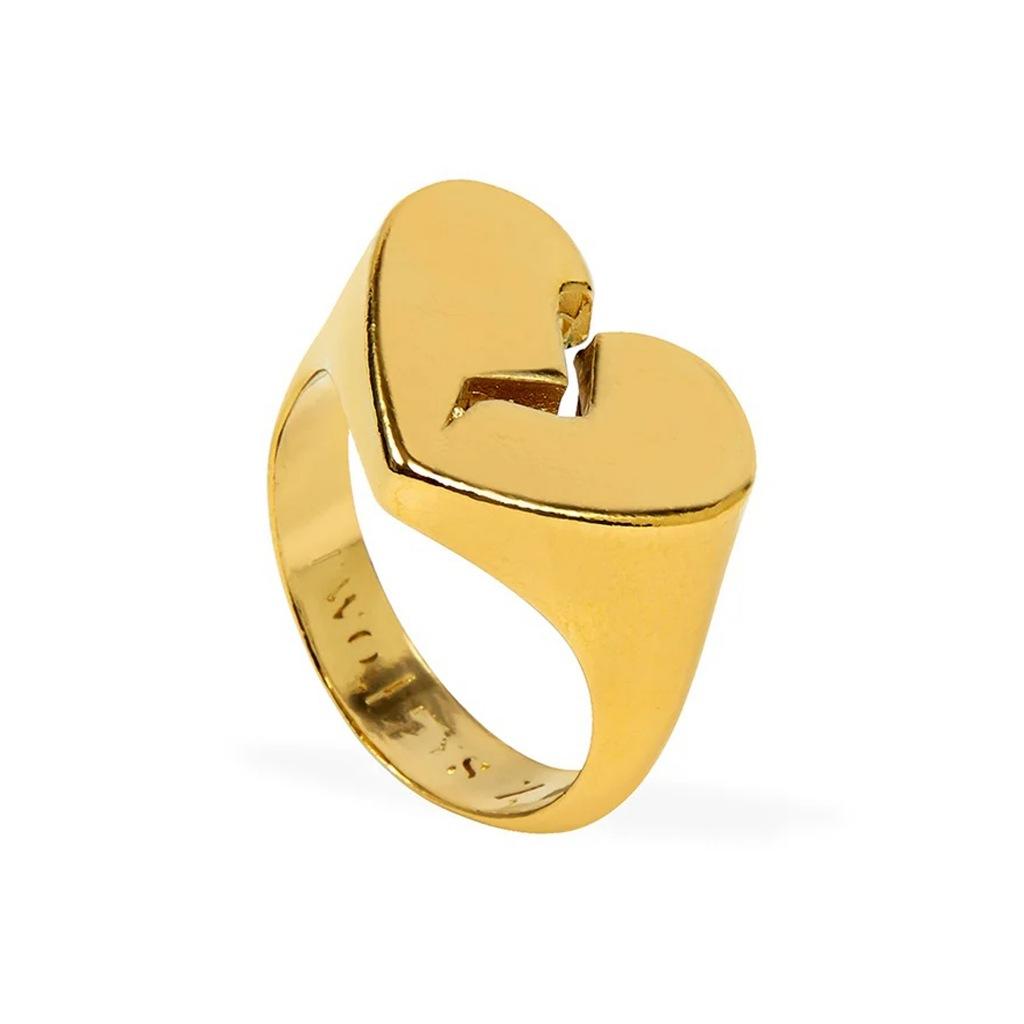 TWOJEYS BROKEN HEART RING en color ORO (4)