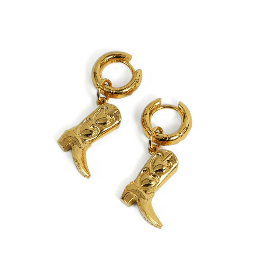 TWOJEYS BOOTS EARRINGS en color ORO (3)