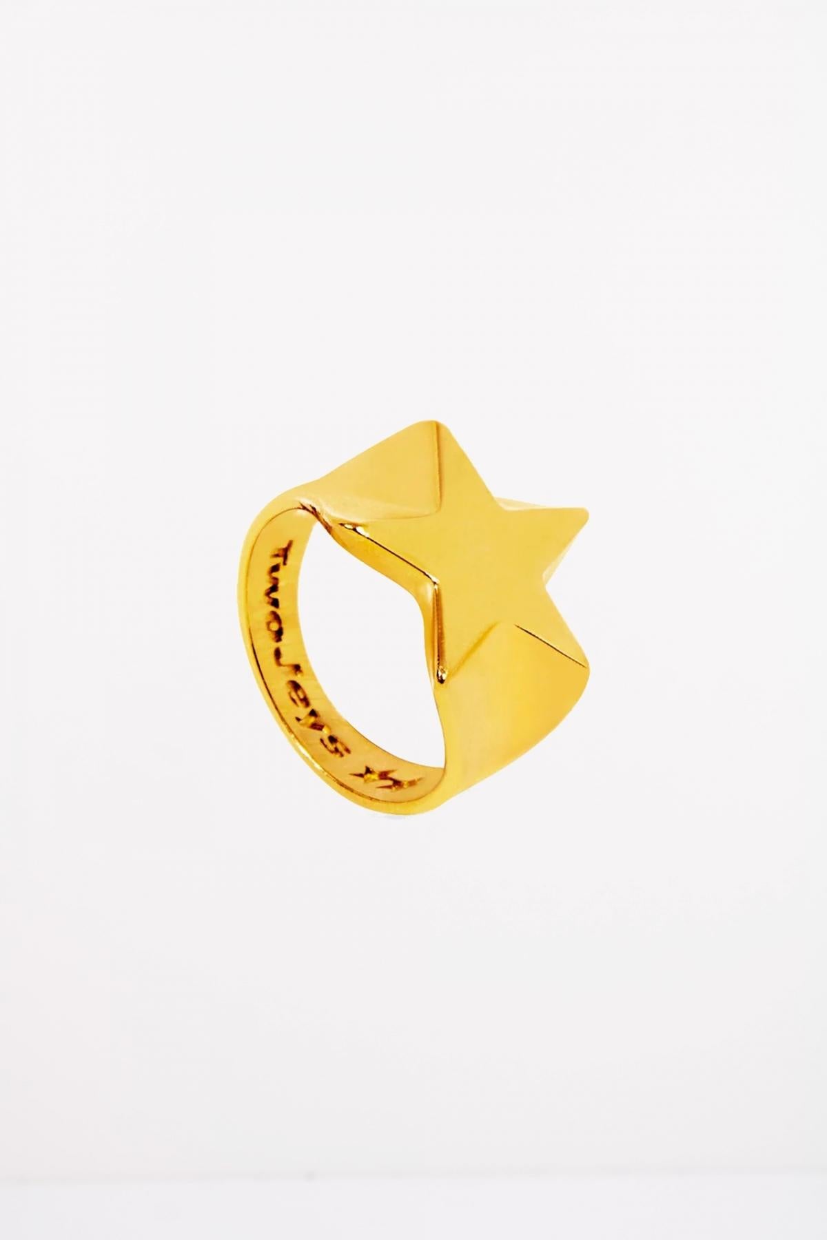 TWOJEYS SHOOTING STAR RING en color ORO (1)