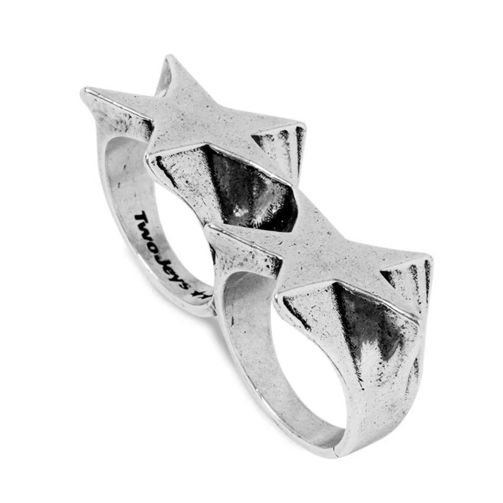 TWOJEYS SUPERSTAR KNUCKLE RING en color PLATA (4)