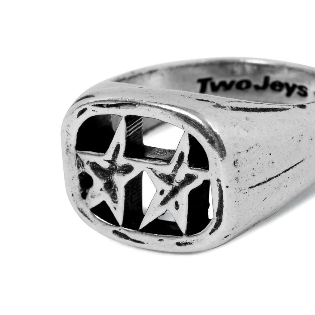TWOJEYS FRAMED RING en color PLATA (5)