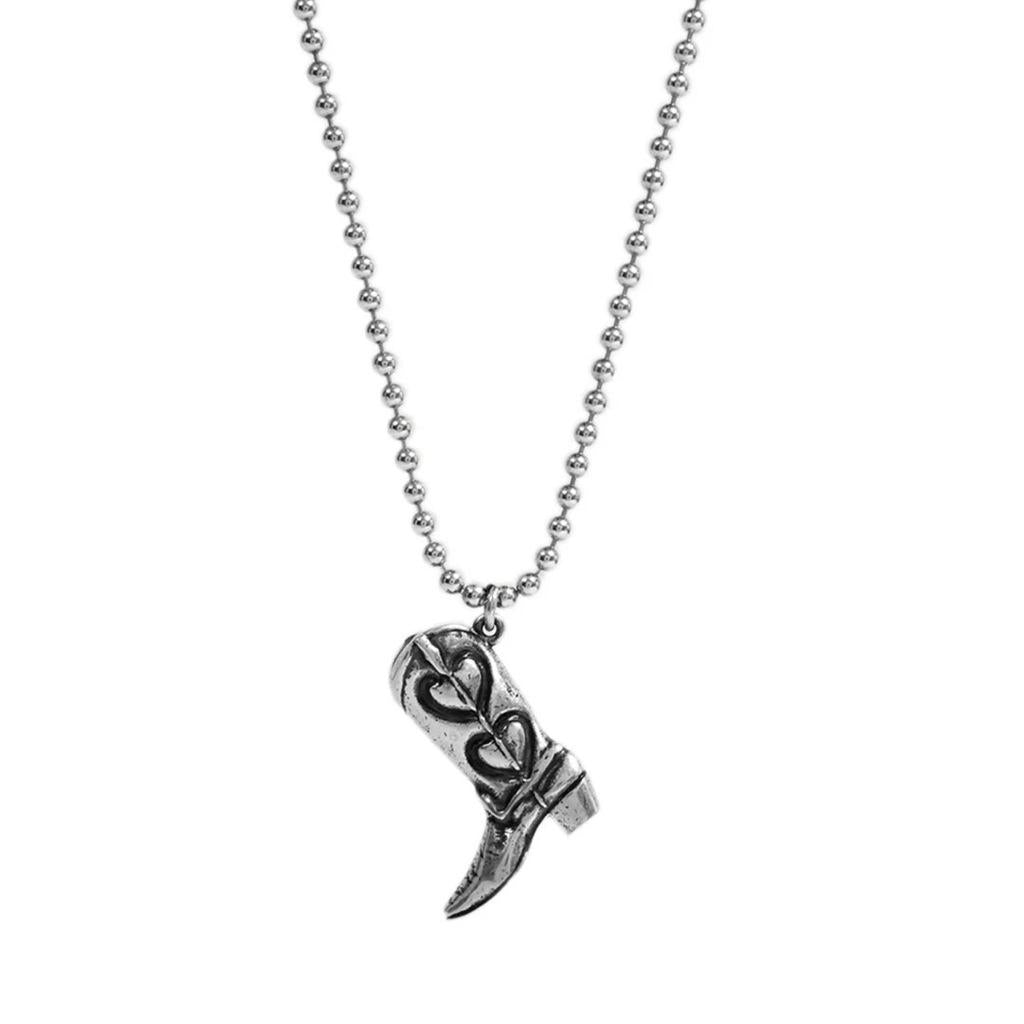 TWOJEYS BOOT NECKLACE en color PLATA (4)