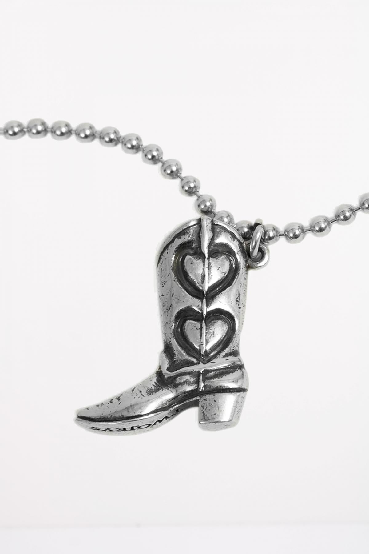 TWOJEYS BOOT NECKLACE en color PLATA (3)