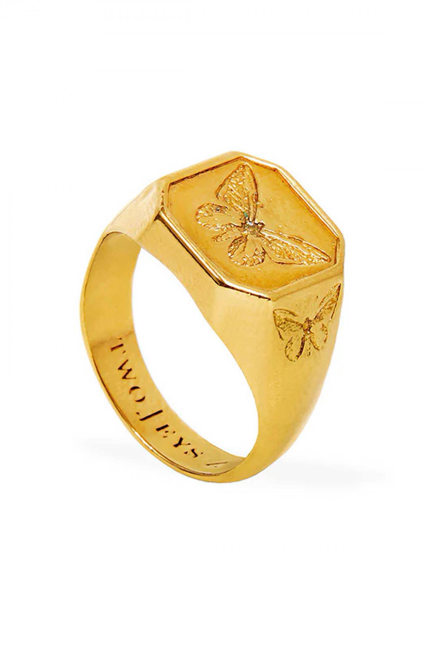 TWOJEYS BUTTERFLY EFFECT RING en color ORO (2)