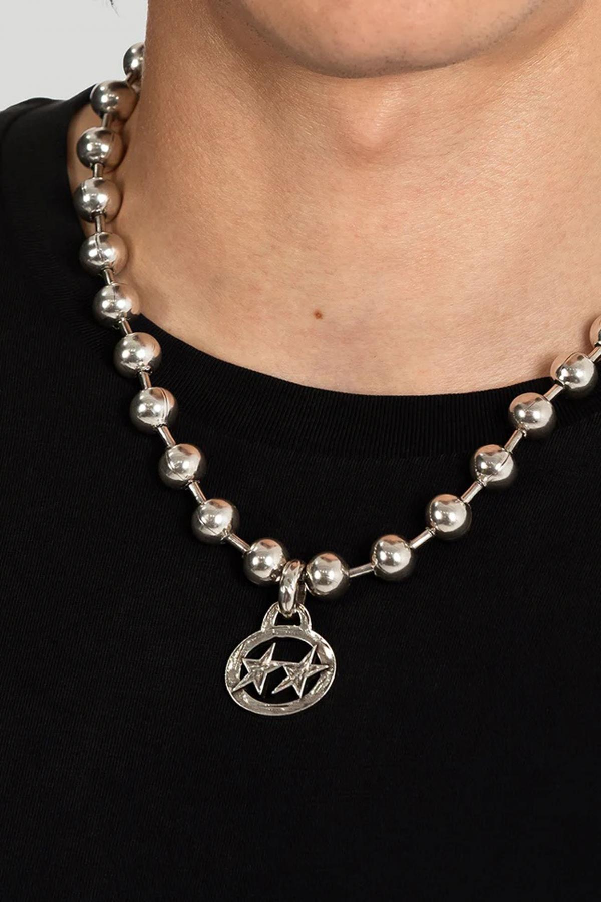 TWOJEYS ICON BALL NECKLACE en color PLATA (2)