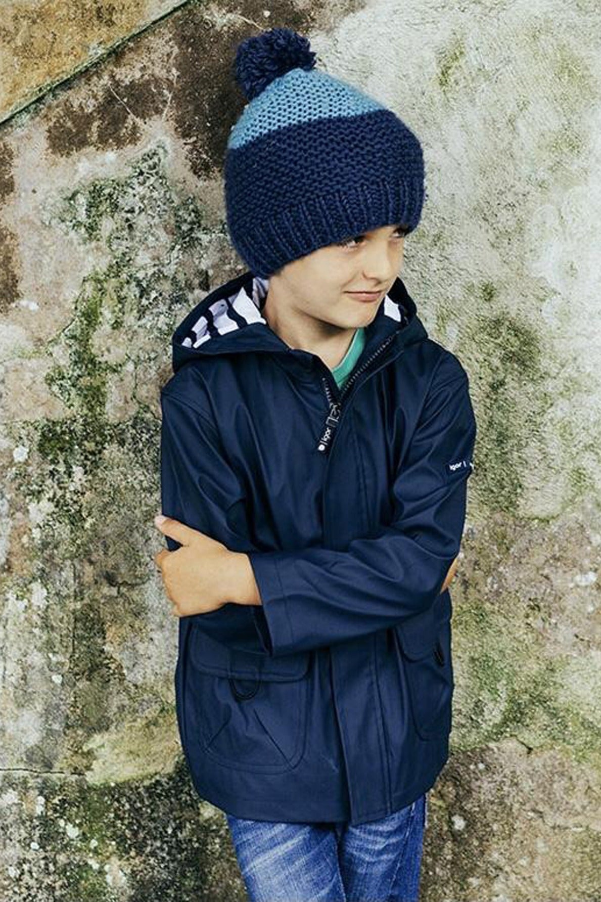 IGOR W CHUBASQUERO NIÑO en color AZUL (2)