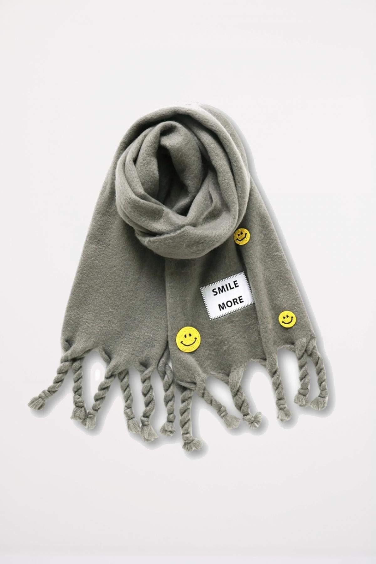 VERB TO DO SMILE MORE en color GRIS (1)