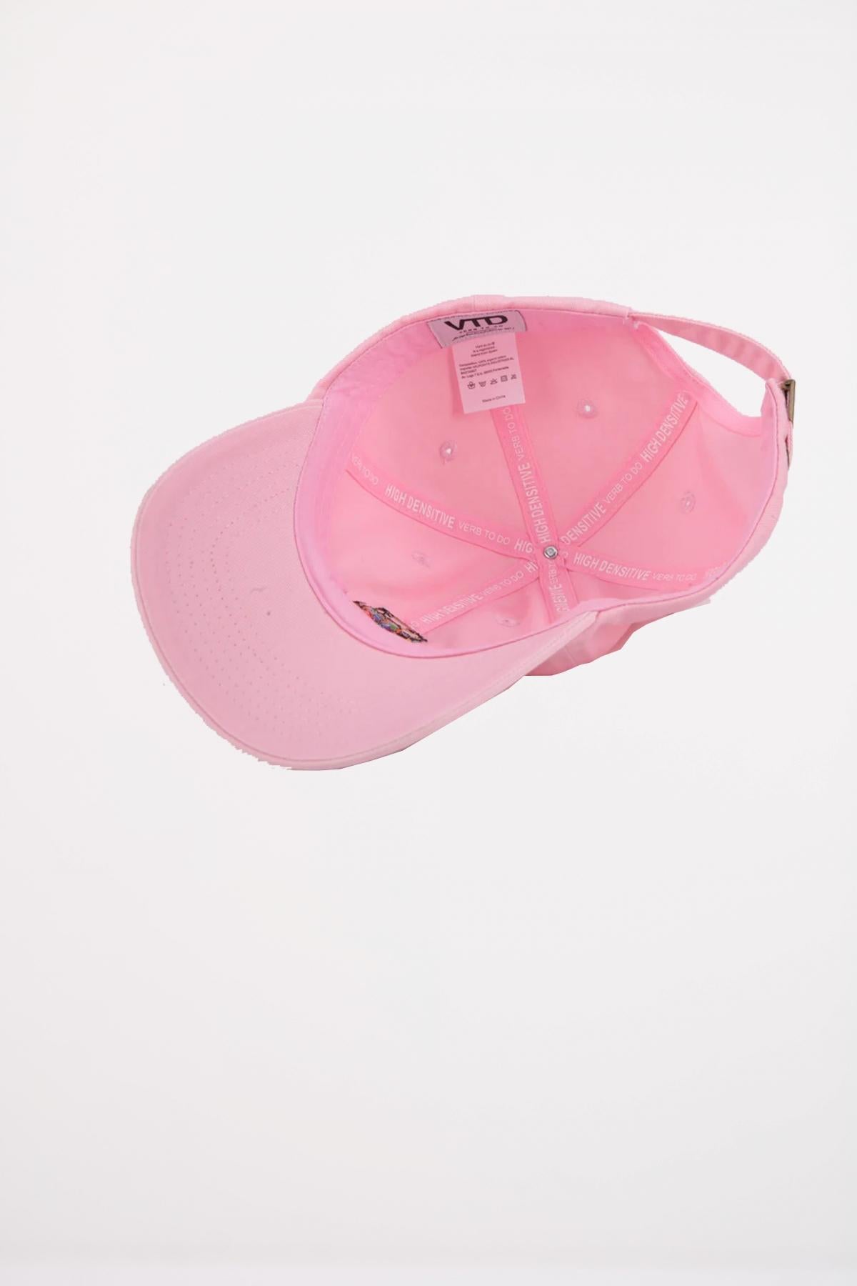 VERB TO DO TEDDY CAP en color ROSA (3)