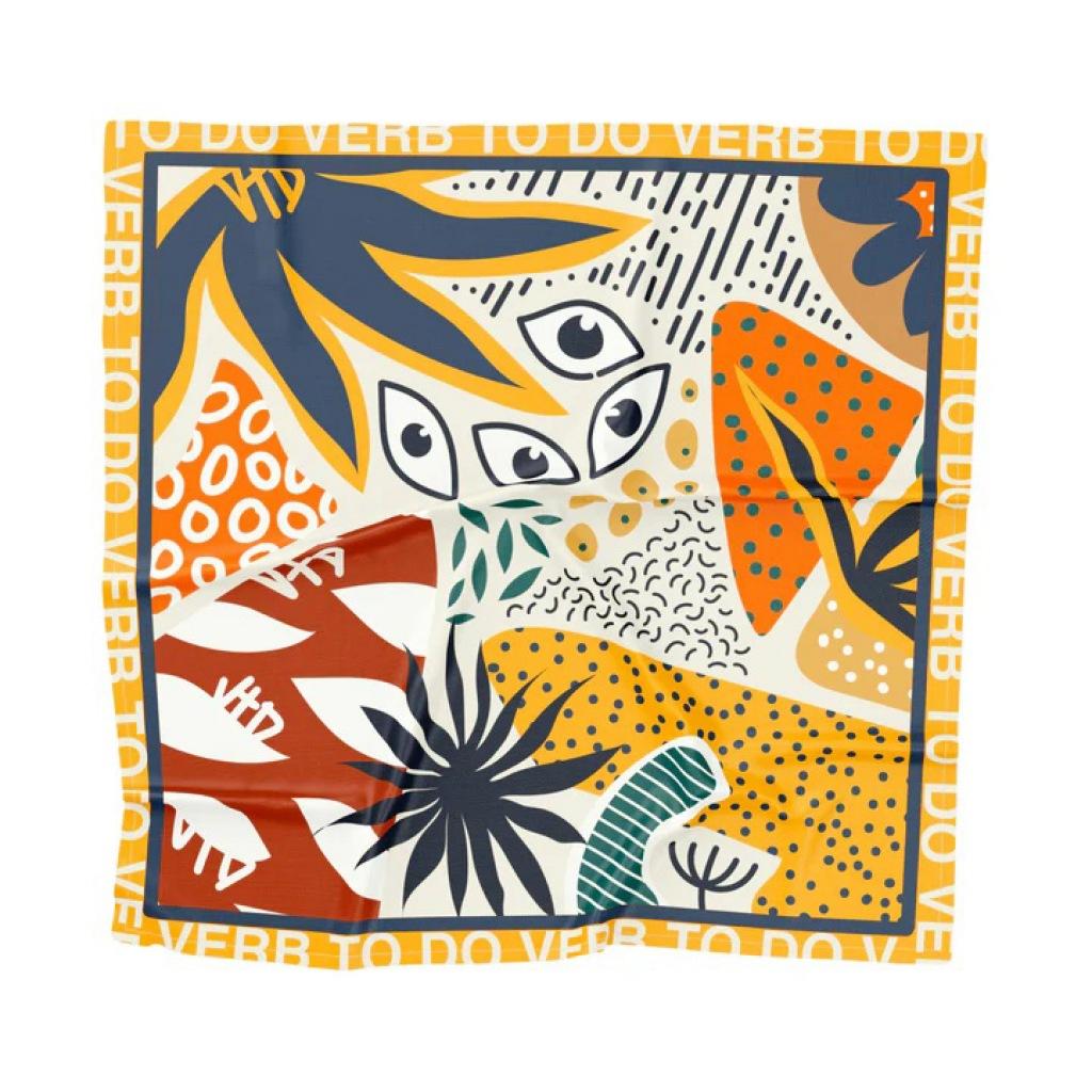 VERB TO DO CHECK MY EYES en color AMARILLO  (4)