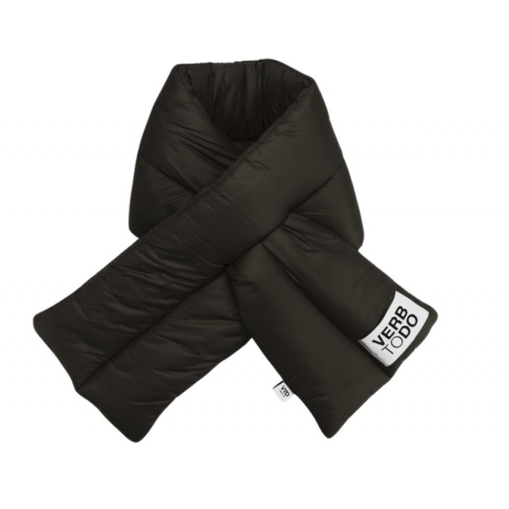 VERB TO DO SCARF NYLON PUFFER en color NEGRO (2)