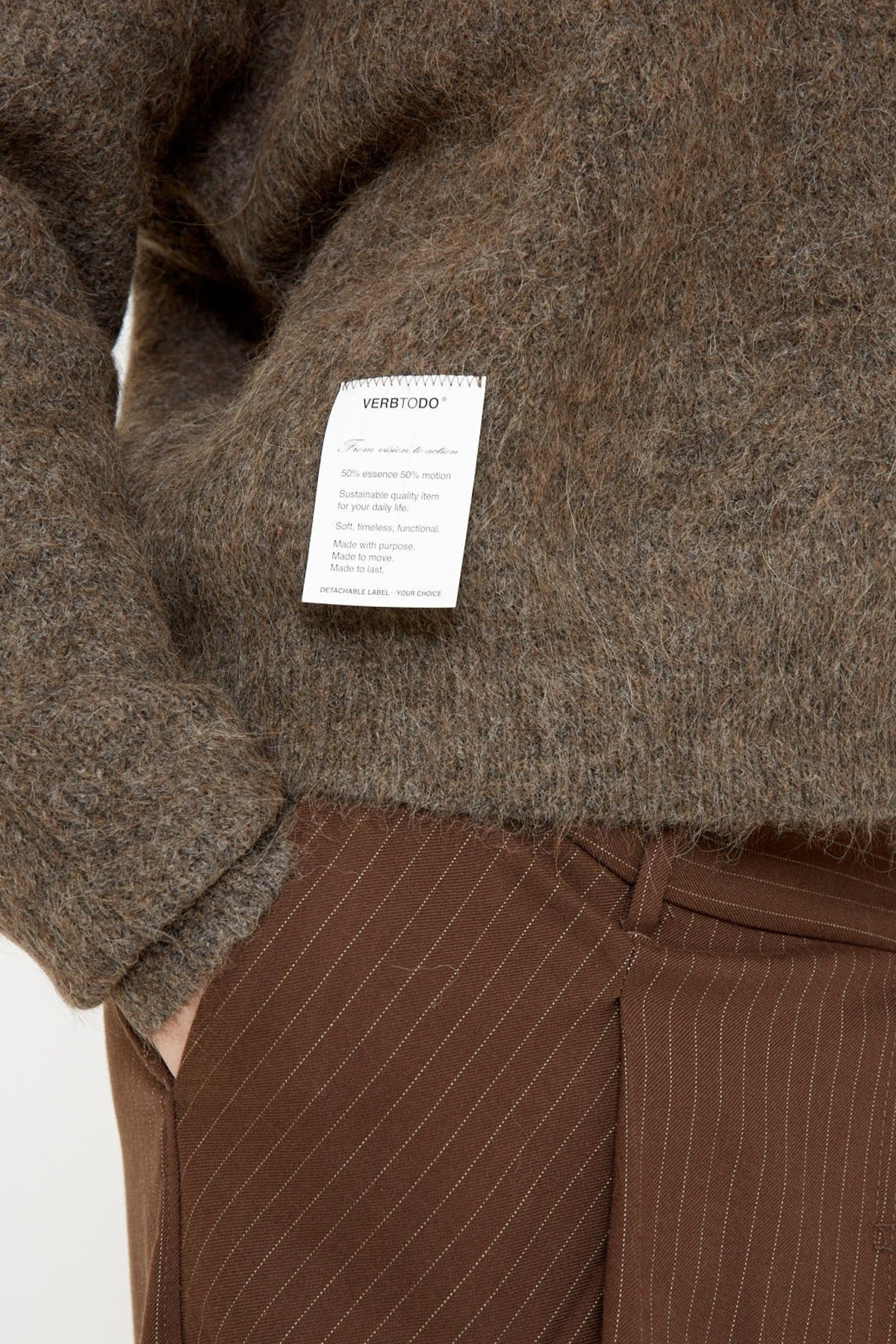 VERB TO DO KNITWEAR BOXY GREY ALP en color (3)