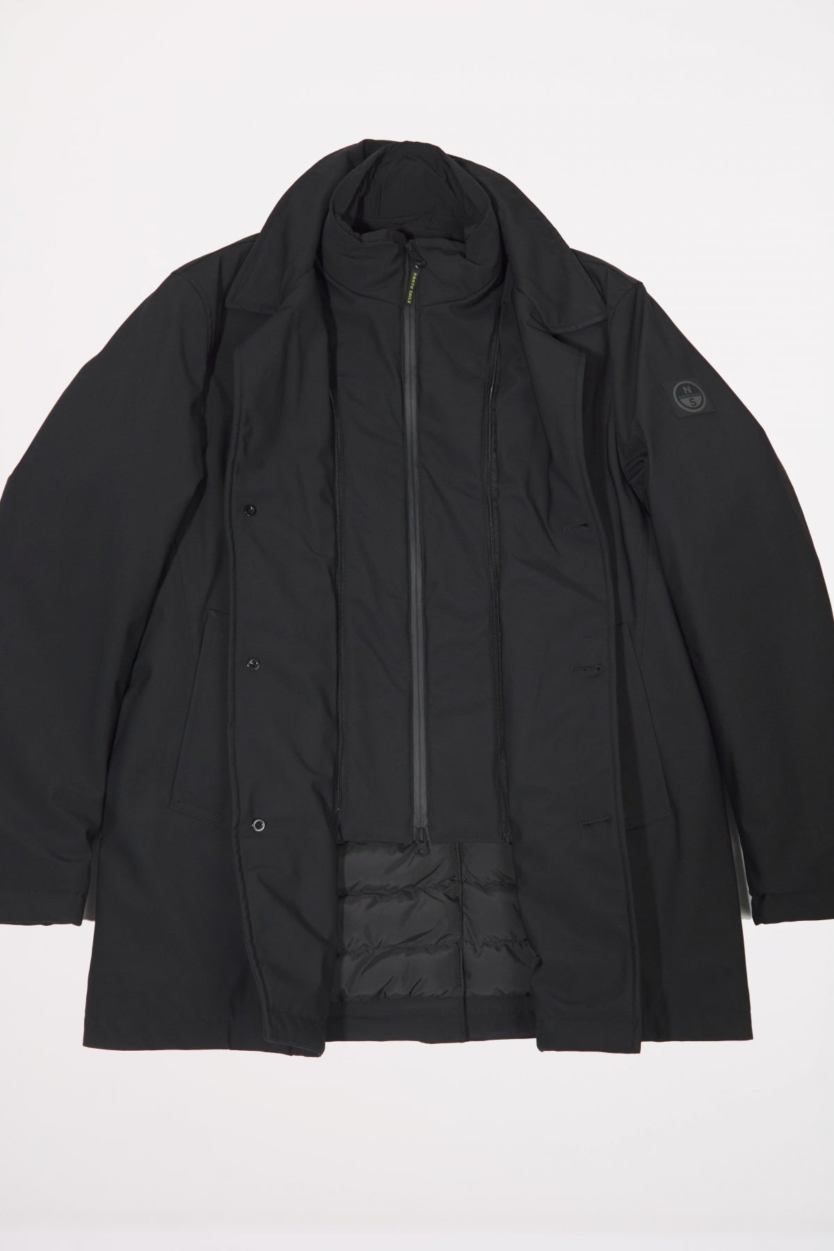 NORTH SAILS TECH TRENCH JACKET en color NEGRO (2)