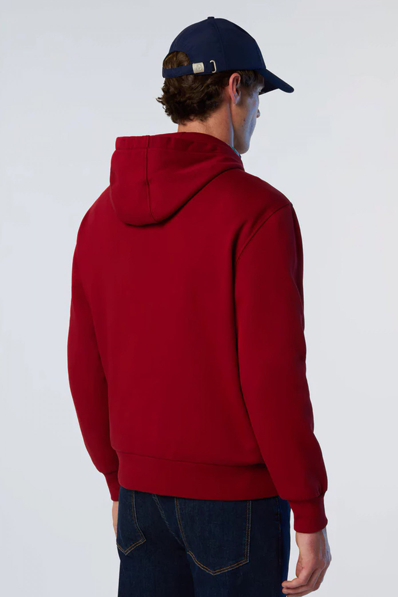 NORTH SAILS HOODED SWEATER en color ROJO (2)