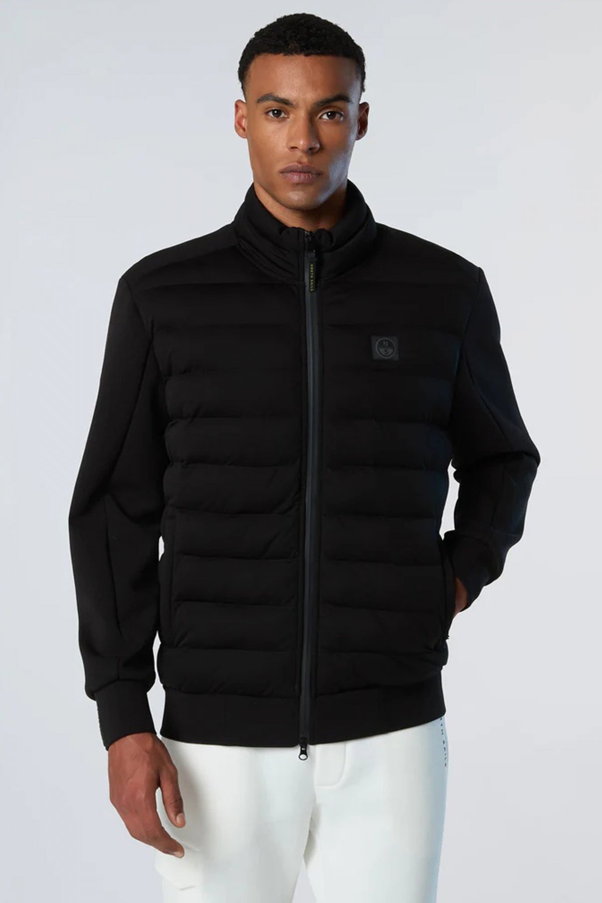 NORTH SAILS FULL ZIP SWEATER en color NEGRO (1)