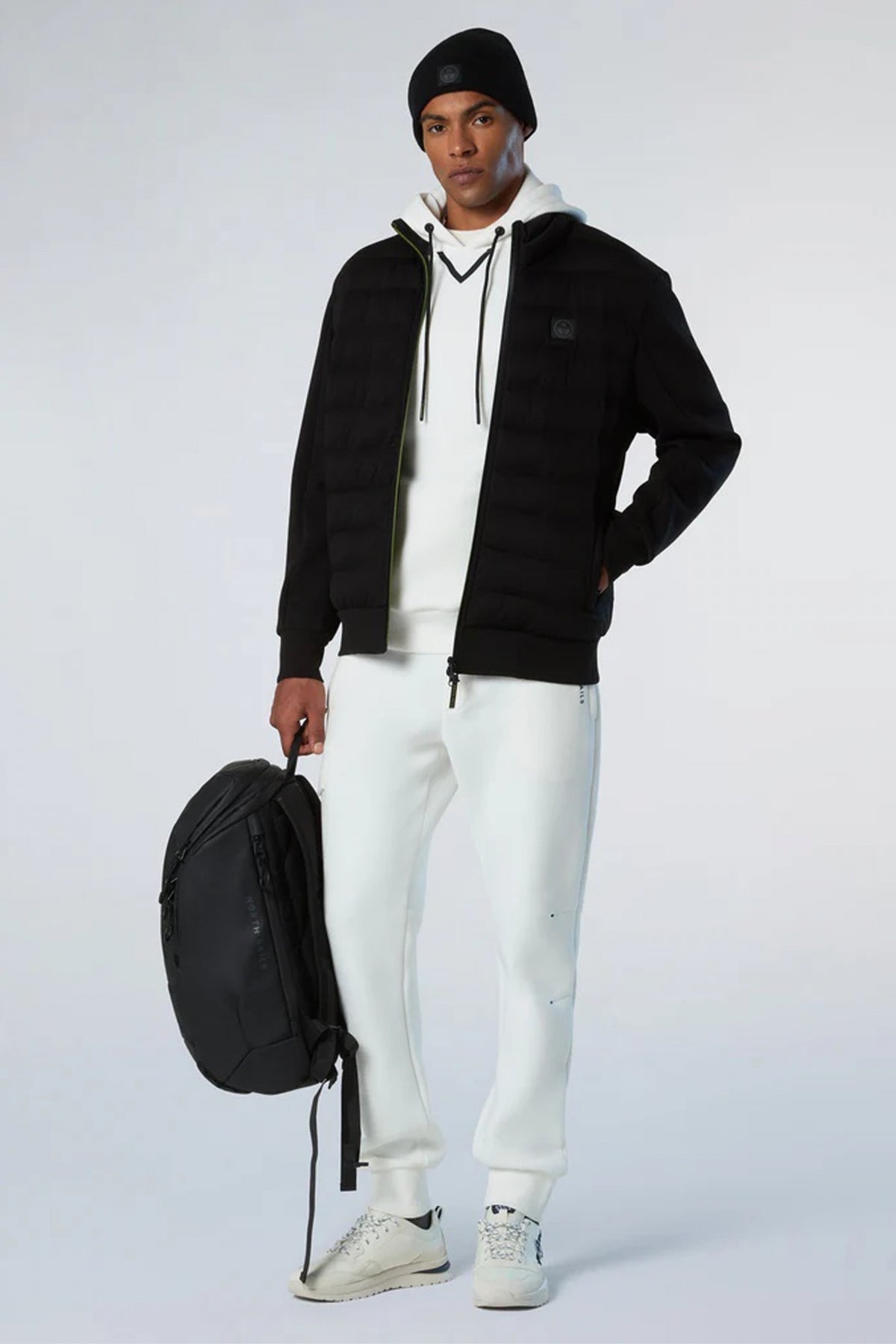 NORTH SAILS FULL ZIP SWEATER en color NEGRO (4)