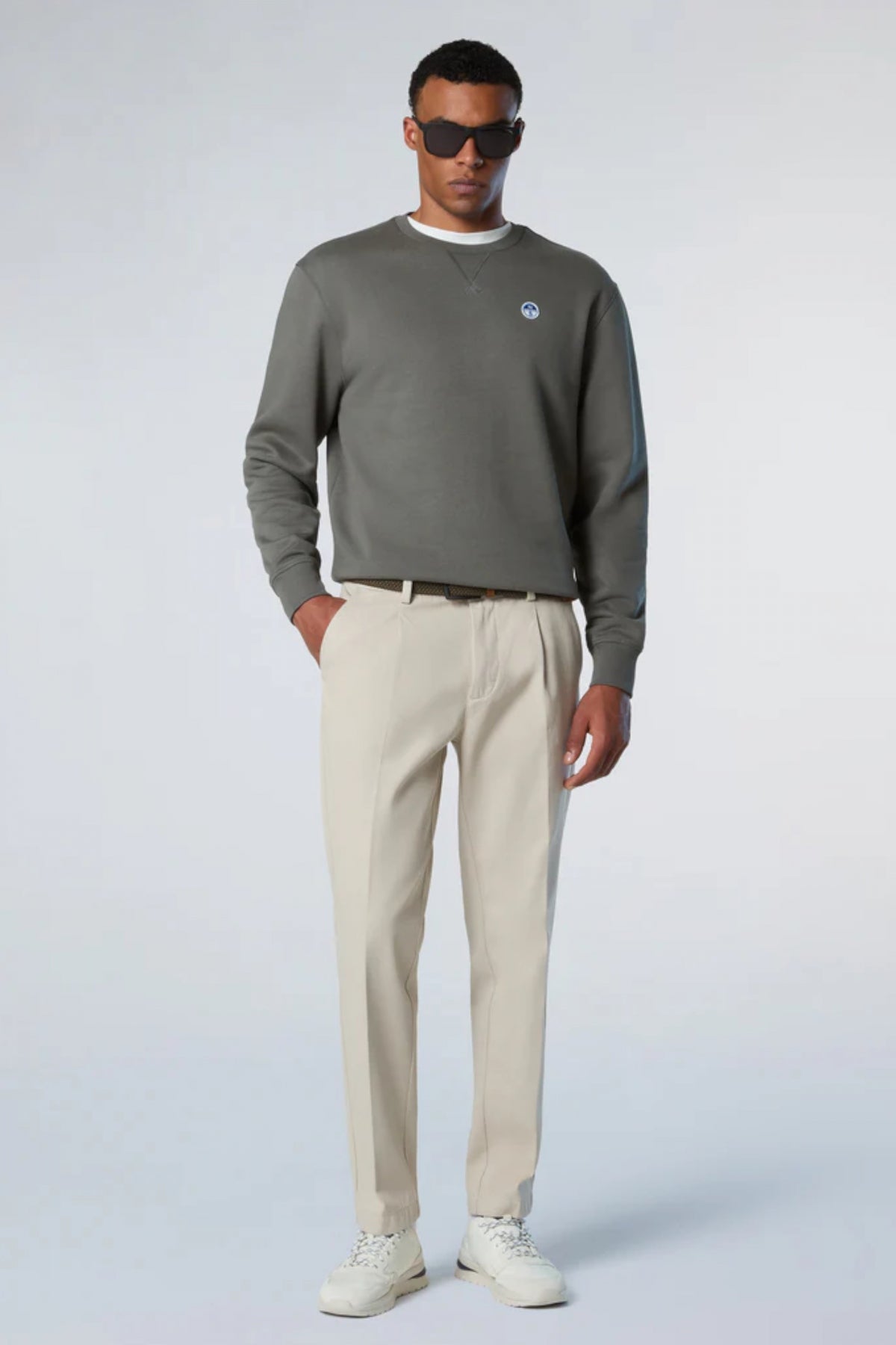 NORTH SAILS CREWNECK SWEATSHIRT en color VERDE (4)