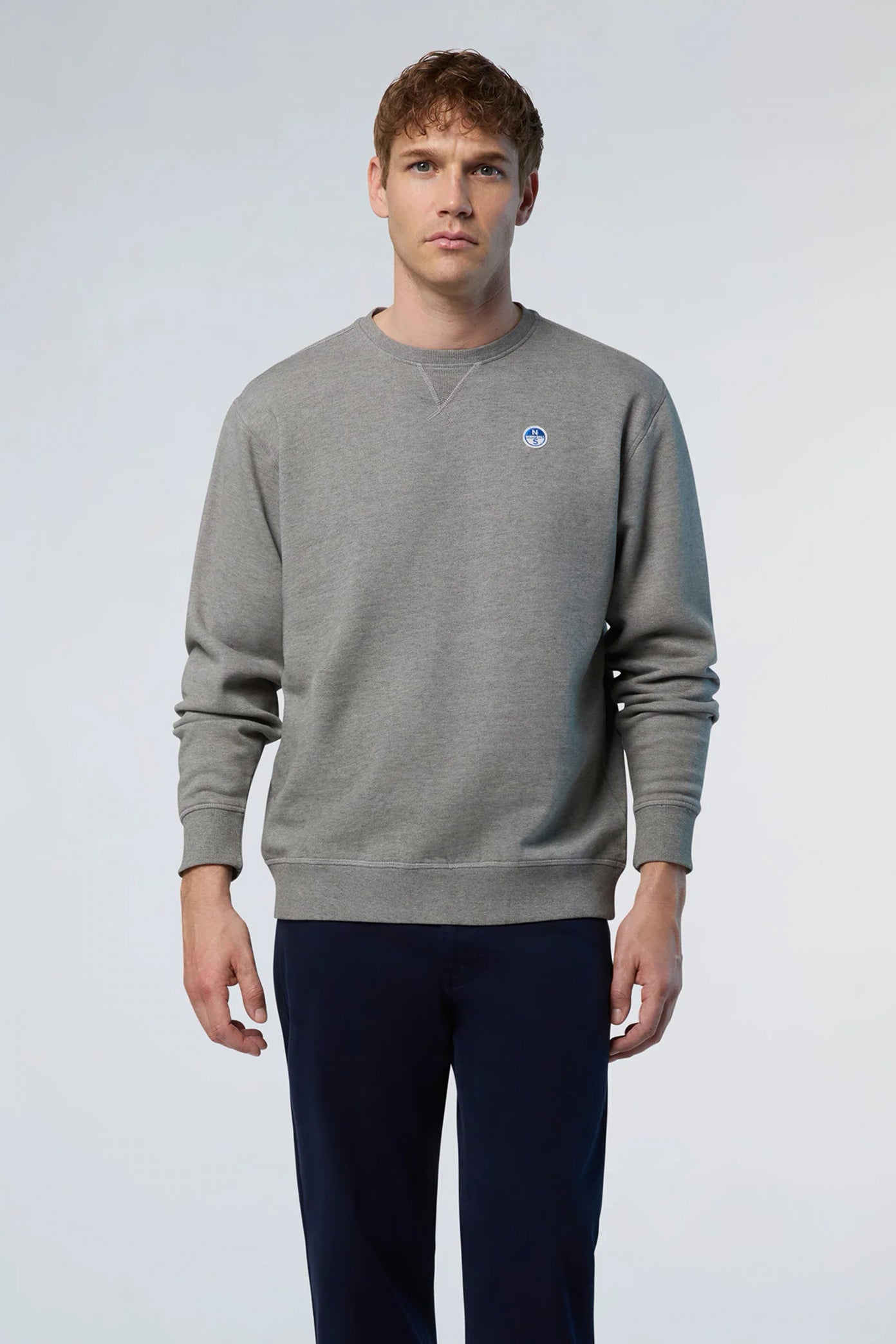 NORTH SAILS CREWNECK SWEATSHIRT en color GRIS (1)