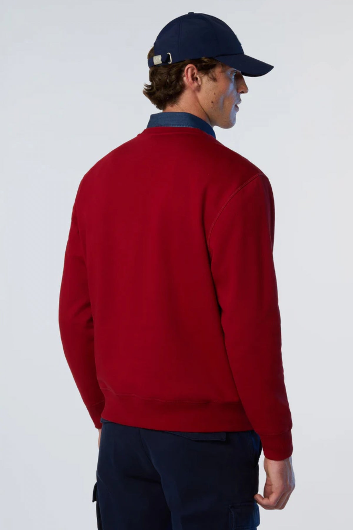 NORTH SAILS CREWNECK SWEATSHIRT en color ROJO (3)