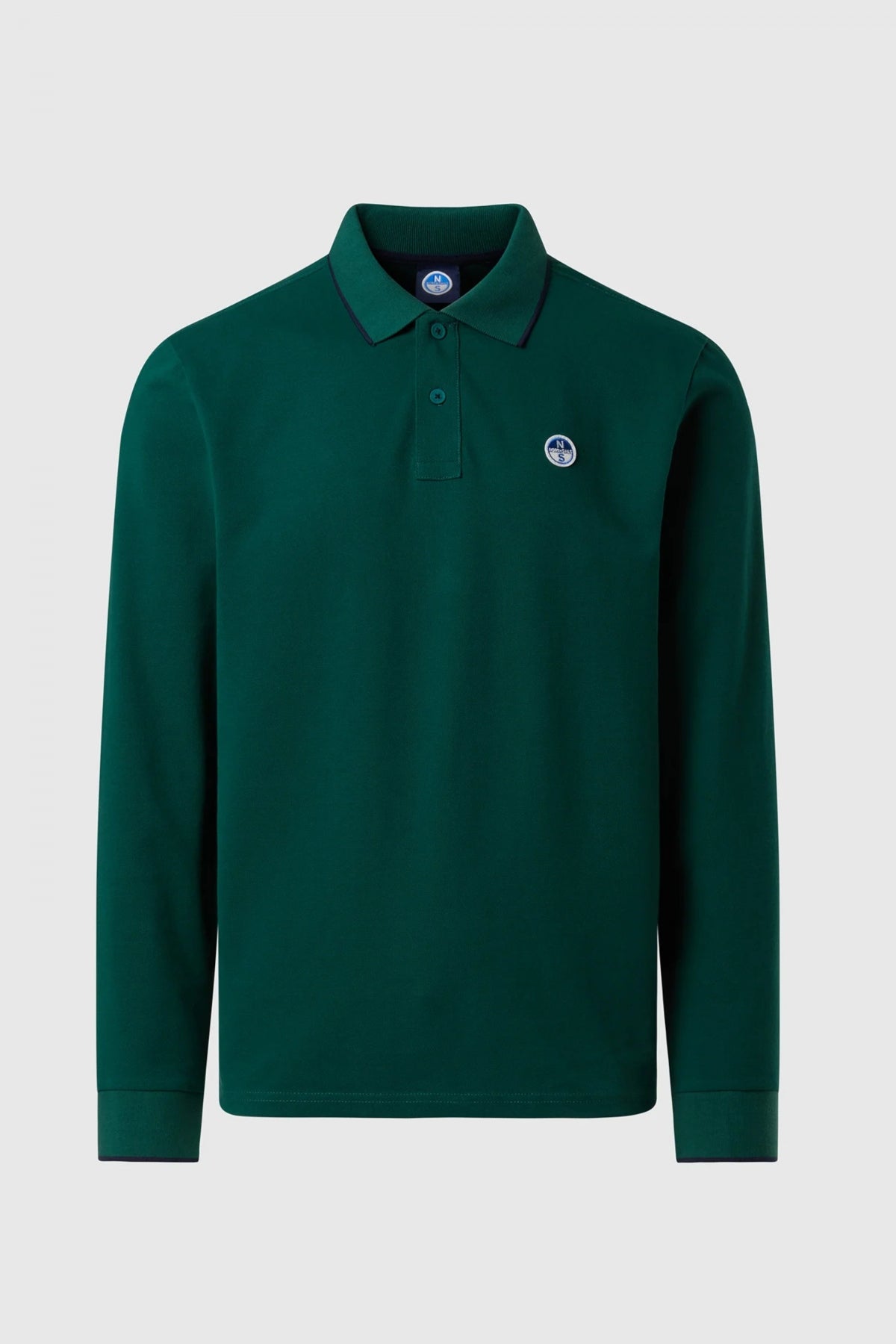 NORTH SAILS POLO LONG SLEEVE en color VERDE (2)