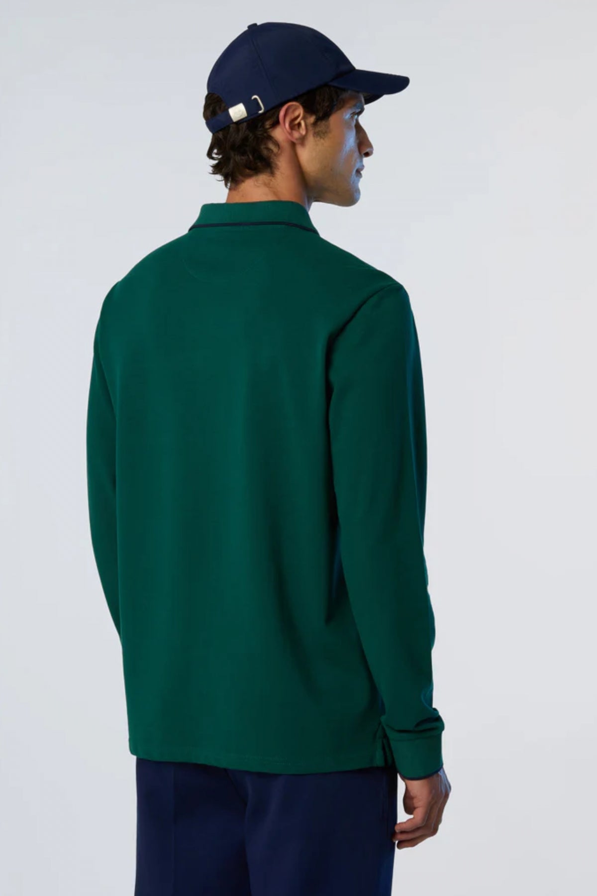 NORTH SAILS POLO LONG SLEEVE en color VERDE (3)