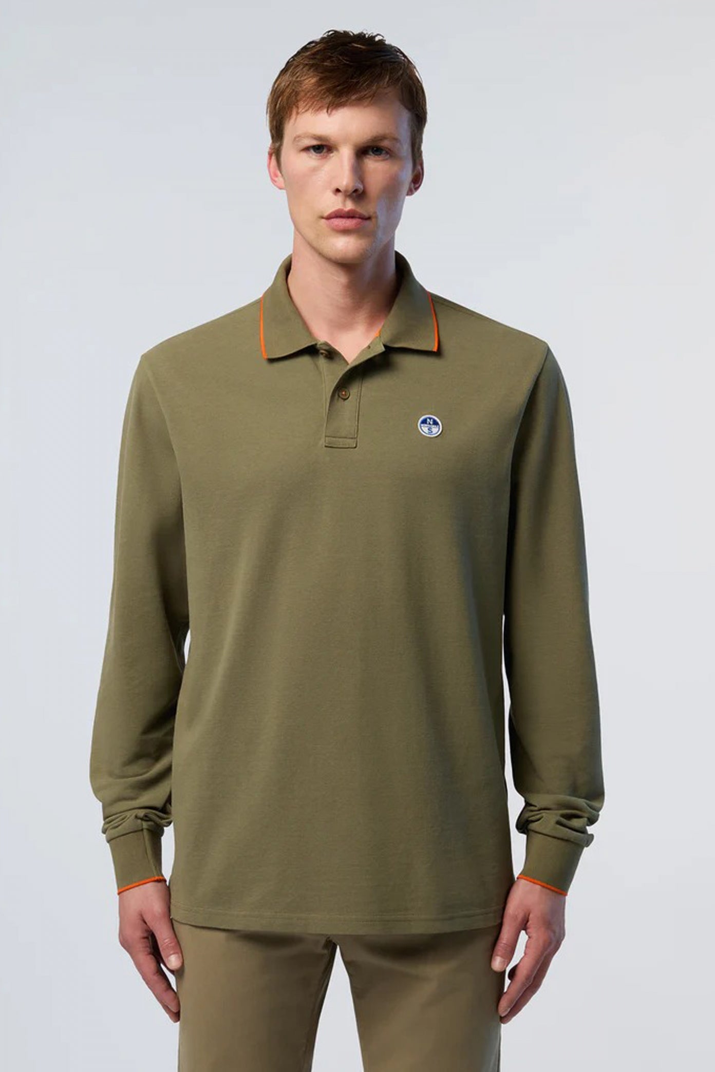 NORTH SAILS POLO LONG SLEEVE en color VERDE (1)