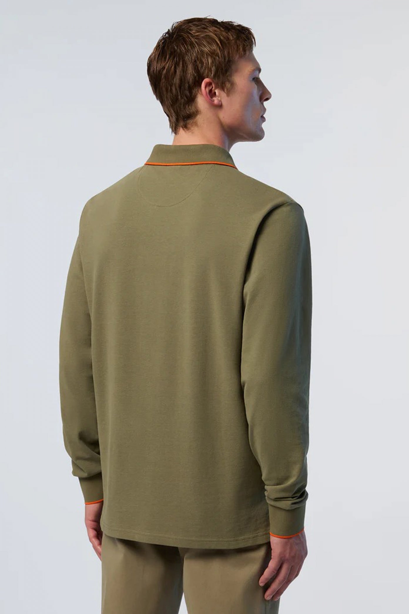 NORTH SAILS POLO LONG SLEEVE en color VERDE (3)