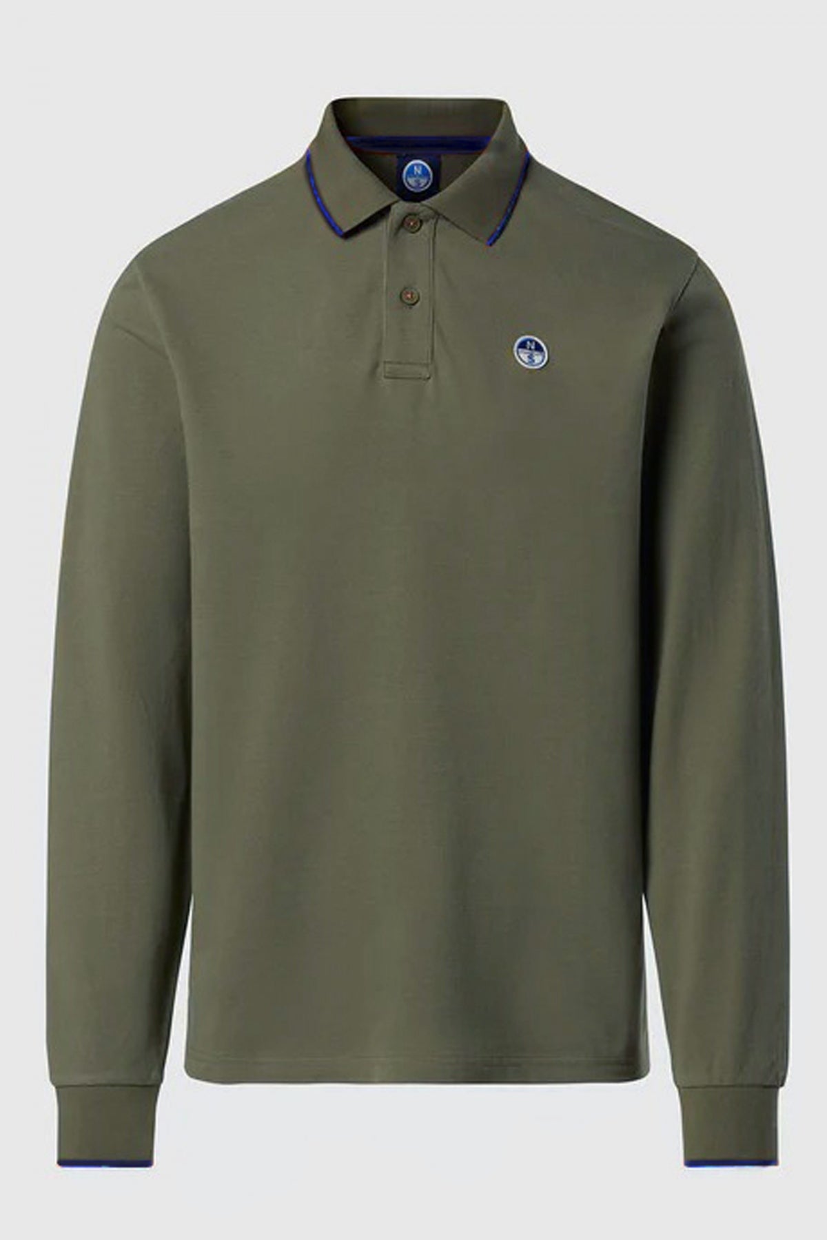 NORTH SAILS POLO LONG SLEEVE en color VERDE (2)