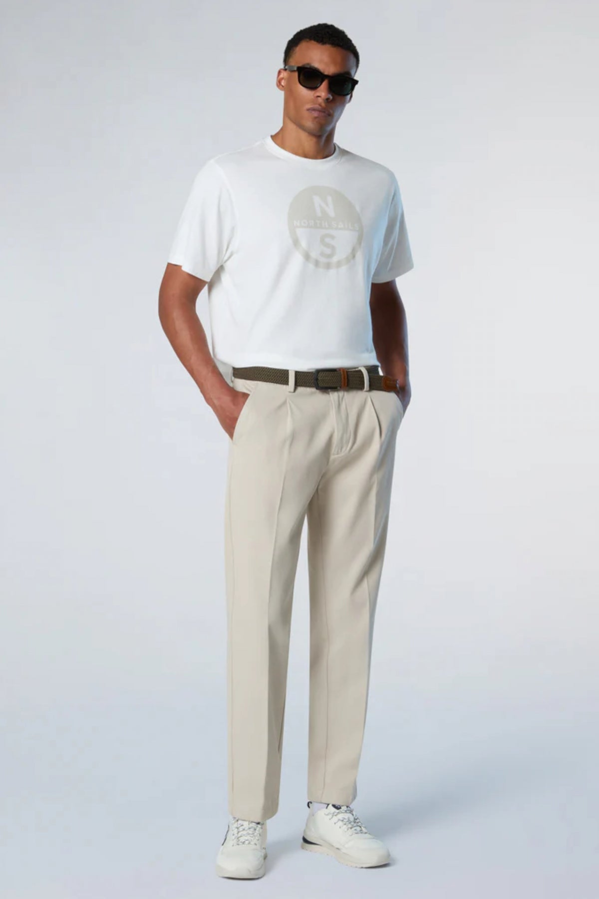 NORTH SAILS T SHIRT SHORT SLEEVE en color BLANCO (4)