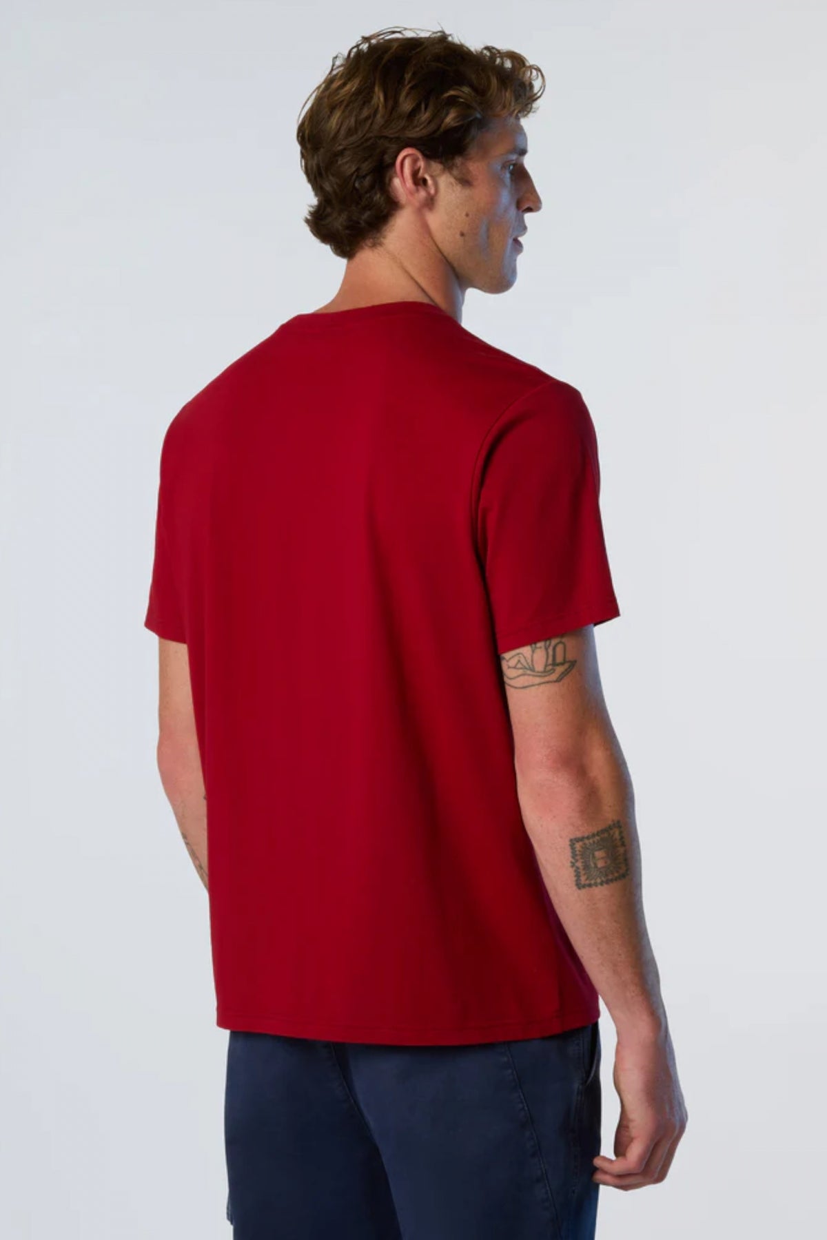 NORTH SAILS T SHIRT SHORT SLEEVE en color ROJO (3)