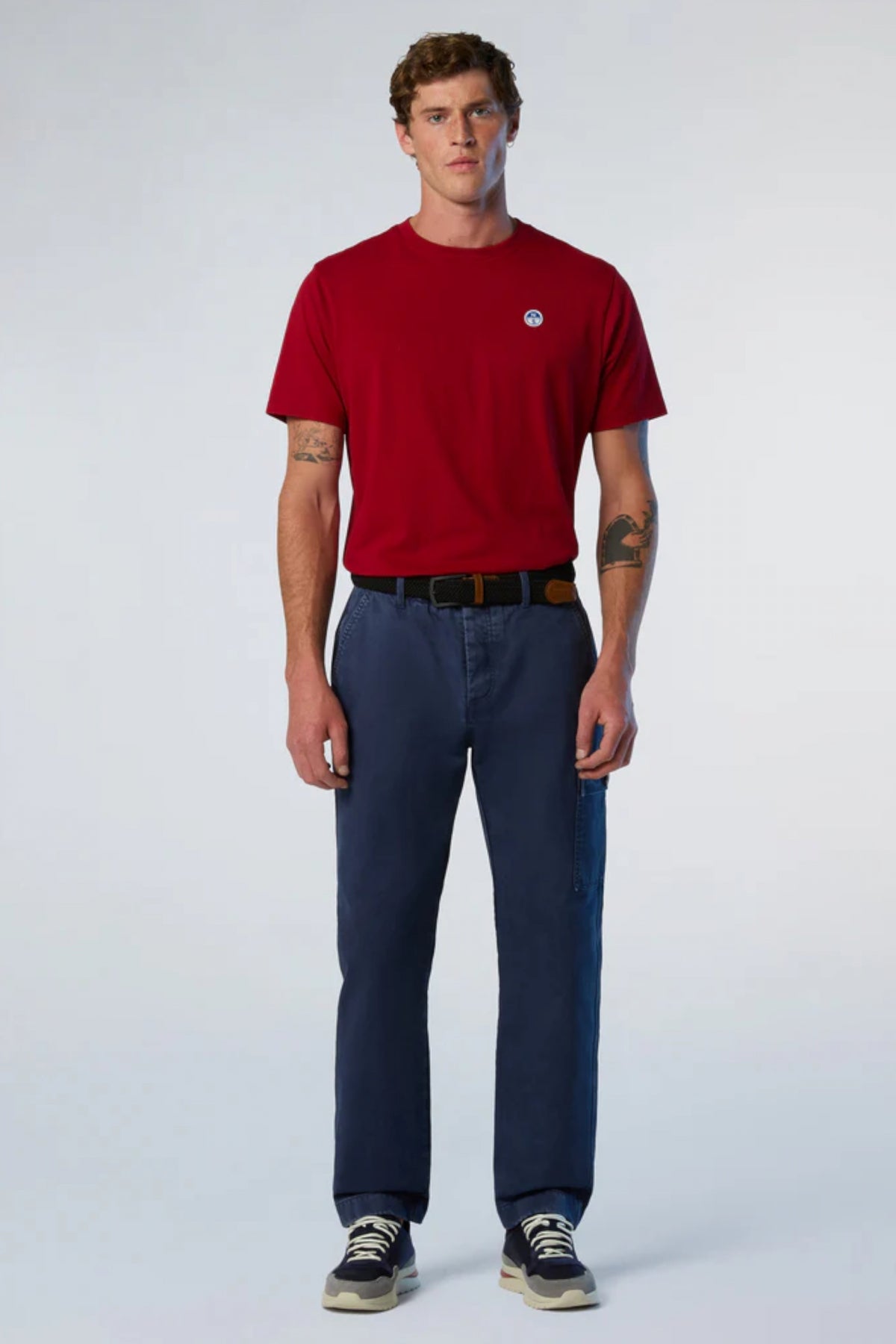 NORTH SAILS T SHIRT SHORT SLEEVE en color ROJO (4)